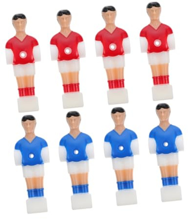 Alipis 8 Piezas Muñecas De Fútbol para Máquina De Futbolín Completo De Figuras De Futbolín Accesorios para De Mesa