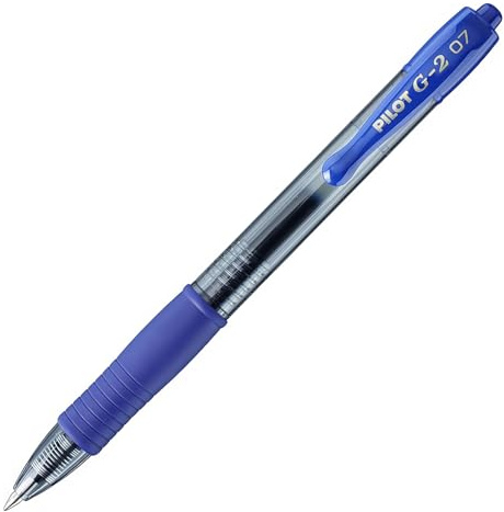 Pilot G207 Retractable Gel Rollerball 0.7 mm Tip - Blue, Single Pen