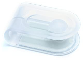 RIDDER Duschvorhangklammer FixIt transparent - 2 Stück, Kunststoff, Transparent, Klammer, CURTAIN_FASTENER