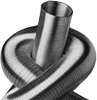 Tuyau flexible en aluminium - Double-couche - 5 m x 50 mm - Pour la ventilation