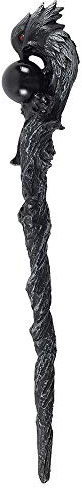 Something Different WA_76238 Zauberstab | Dark Raven | 1 Stück, Schwarz