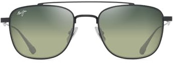 Maui Jim Unisex Sunglasses, ht Kahana Matte Black, 3