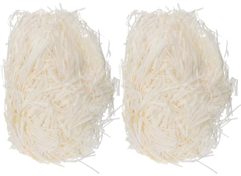 HOMSFOU 2 Bolsas de Astillas de Papel para Hámster y Chinchilla, Lecho Absorbente para Nidos de Mascotas Pequeñas, Sustrato Ecológico para Cama y Anidación