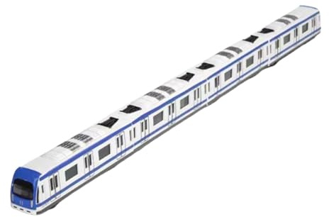 Harilla Set di Treni Giocattolo, Modello di Treno della metropolitana in Lega Leggera Creativa per Bambini, Bambine e Ragazzi, Regali per Bambini, Blu