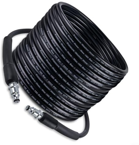 HEIBTENY Tubo flessibile ad alta pressione per idropulitrice Bosch AQT Serie Easy Aquatak 110 120 5800 PSI Tubo di Ricambio Termoplastico Con SDS Quick Connect Per Pulizia Auto