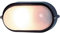 REV Ovalleuchte, Wandlampe Deckenlampe oval, bis 60 Watt, IP44, E27, schwarz