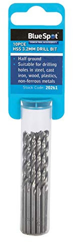 Blue Spot 20261 10pce 3.2mm HSS Drill Set