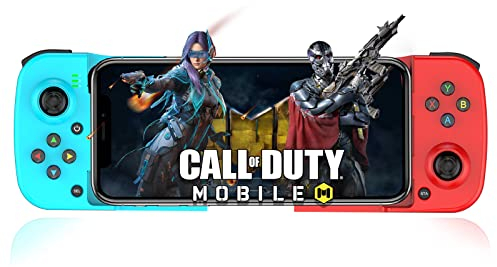 Megadream Wireless Game Controller für iPhone, MFi Bluetooth Mobile Gamepad Joystick für iOS/Android, für iPhone 14 13/Pro Max/Pro, 12, 11, Samung Galaxy, OPPO, Oneplus, Huawei, Direct Play (Blau)