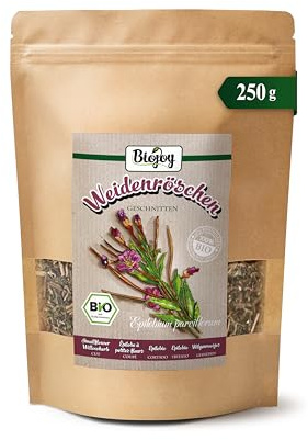 Biojoy Épilobe à petites fleurs BIO (250 g), séchée et coupée, infusion d'epilobe (Epilobium parviflorum)