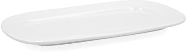 Bidasoa Fuente de Cocina Glacial Cerámica Blanco (31 x 18 cm) (Pack 6X)