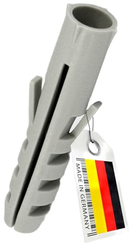 PRIOstahl Chevilles à expansion en nylon - Chevilles polyvalentes - Chevilles à vis professionnelles - Diamètre : 8 x 40 mm - Qualité PE - Pour fixation dans le béton, la brique pleine, la brique, le