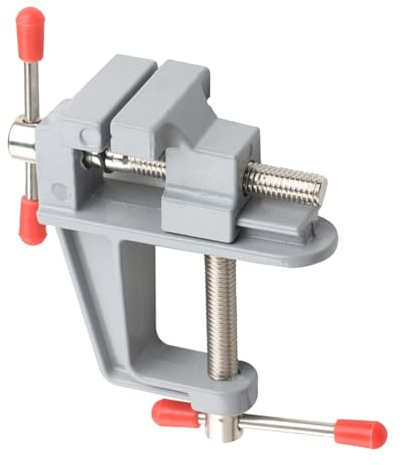 XQMMGO Mini morsetto da tavolo, piccola morsa per banco da lavoro, gioielli, modellismo, fai da te, pittura e fai da te