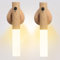 Motion Sensor Night Light, 2PCS Magnetic Cordless Wall Lights, Rechargeable Wall Lights Wall Mounted Torch Lights, Removable Motion Sensor Night Light for Bedroom Living Room Hallway Stairway (01)