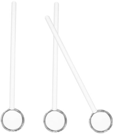 MAGICLULU 3piezas Cucharas De Espresso De Vidrio Pequeñas y Prácticas Para Remover Caviar y