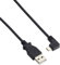 StarTech.com Micro USB Lade- und Sync-Kabel St/St - Rechts gewinkelt Micro-USB - 0,5m