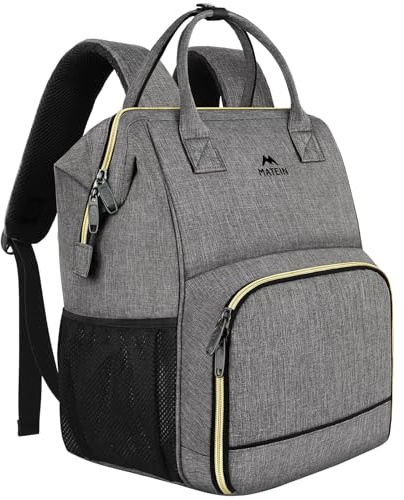 MATEIN Mochila Almuerzo Portatil de 17 Pulgadas, Mochila Trabajo Mujer