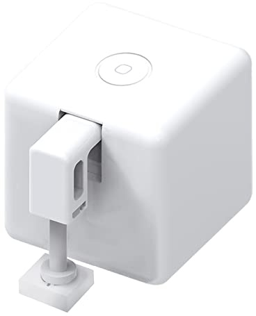 RANRAO Pulsador de botón de interruptor inteligente, Fingerbot Plus, pulsador de botón inteligente, sin cableado, actualización con control táctil