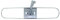 Tradineur - Plataforma métalica para mopa, base de acero, accesorio limpieza de suelos, baldosas, baño, hogar - 60 cm
