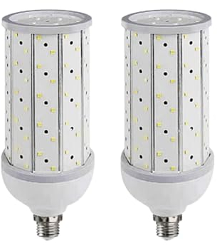 IOEDHW Bombilla LED de maíz E40 de 60 W, luz blanca de 6000 K (3800 lúmenes) CRI 80+, ángulo de haz de 360°, bombilla de aluminio de alto brillo y alta potencia para almacenes, aparcamientos, estadios