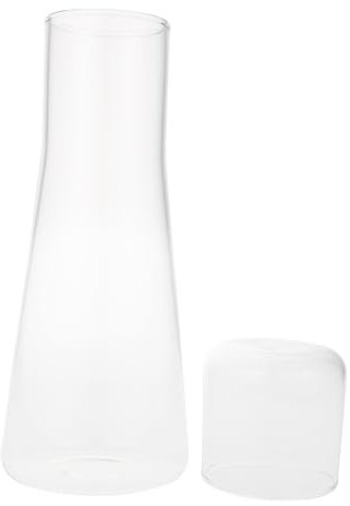 Cabilock Bottiglia d Acqua in Vetro Con Capacità Ampia Bollitore Per Acqua Fredda e Domestica Portabevande Utile Per Casa e Ufficio Realizzato in Materiale Durevole