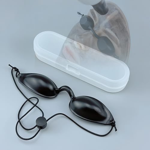 Vyloky Lunettes de protection pour solarium - Lunettes de protection UV - Lunettes de solarium - Lunettes de soleil - Lunettes de soleil - Lunettes de protection solaire - 1/3 pièces (ovale + 1 pièce)
