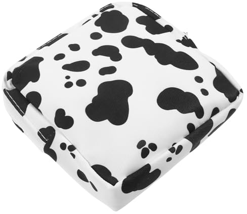 SECFOU Bolsa para Compresas Higiénicas Reutilizable, Tamaño Compacto, Material Antidesgaste, Diseño Cremallera, Bolsa Menstrual Portátil para Cuidado Femenino en Viajes y Uso Diario