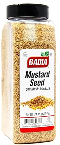 Badia Whole Mustard Seeds, 24 oz – Whole Spice for Pickling, Cooking, and Homemade Seasoning Blends