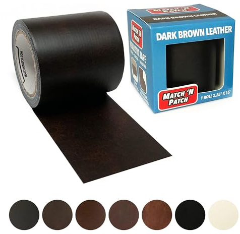 Ruban Adhesif de Réparation Match N Patch Cuir Marron