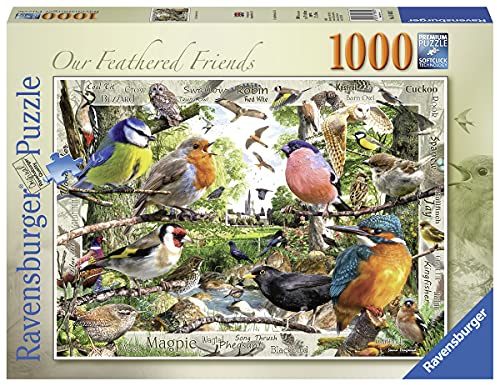Ravensburger Our Feathered Friends 1000 Piece Jigsaw Puzzle for Adults & for Kids Age 12 Years Up