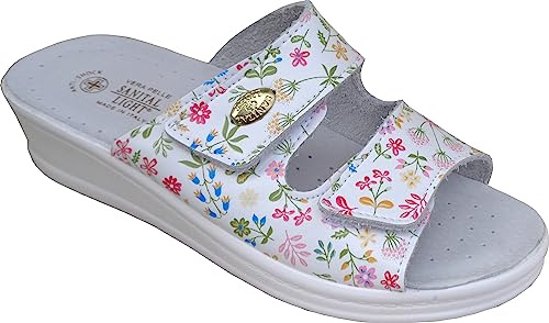 Sanital Light - 1375 - Zapatilla de Casa en Cuero | Comodidad Italiana | Suela de Poliuretano Ligera | Plantilla en Piel Anatómica Anti-Shock