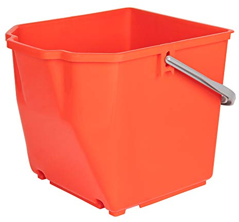 Seau STIER 25 litres, rouge, pour chariots de nettoyage STIER