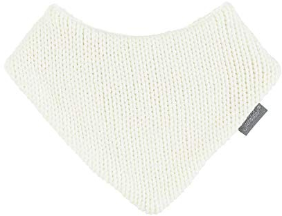 Sterntaler Baby Unisex Dreieckstuch Baby Kinder Dreieckstuch Halstuch - Dreieckstuch Baby - aus Strick mit Klettverschluss - beige, 1