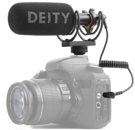 Deity V-Mic D3 Shotgun Microphone Super-Cardioid Directional with Mic Deadcat Windshield, Rycote Shockmount for DSLRs, Recorders, Camcorders, Smartphones