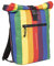 New Rebels ® Mart - Rolltop - Rucksack - Rainbow - Regenbogen - Large II