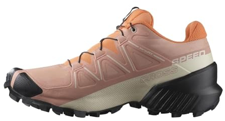 Salomon Speedcross Damen Trail-Laufschuhe, Outdoor-bereit, Stabilität, Passform, Cameo Brown, 38 2/3