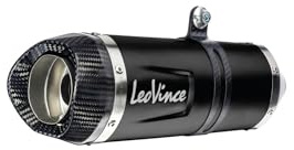 LeoVince SLIP-ON Edelstahl SBK LV ONE EVO Black Edition, Endkappe Carbon, Honda CB 750 Hornet