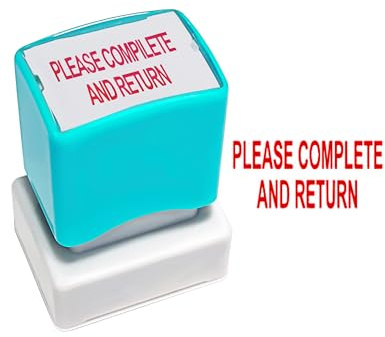 Classwork Stamp YQBOOM Homework Stamper Self-Inking Rubber Teacher Grading Stamp Teacher Supplies – Please Complete and Return