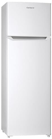 Corbero - Frigorífico 2 Puertas | CF2PH1664W | 58x55x164,5 | Capacidad 248L | Luz Interior | Crisper | Balcones Ajustables | Descongelación Manual | Estantes de Cristal | 40 dB | Blanco