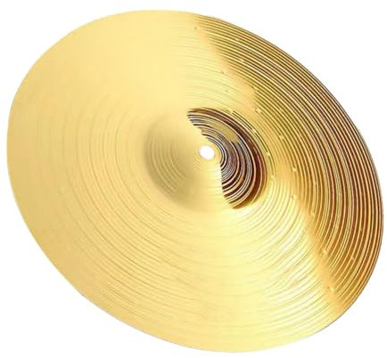 JEWEDECO Drum Crash Cymbal Leicht Und Tragbar Für Jazz Und Schlagzeug Einfache Nutzung Hervorragende Verarbeitung Für Drummer Und Percussion-enthusiasten