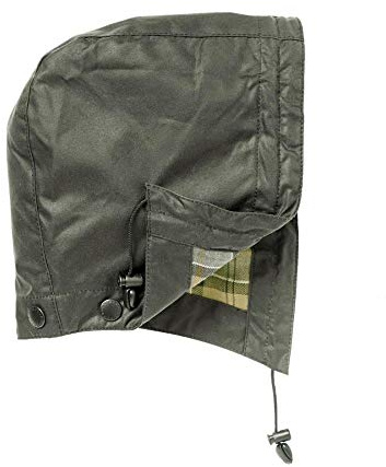 Barbour Wax Cotton Hood - SAGE - ONE SIZE
