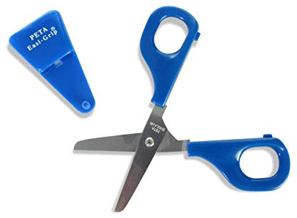 American Educational Products P-124 Self Opening Scissor, Right Hand, 45 mm, Round Ended Blade