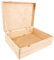 Creative Deco XL Große Holzkiste mit Deckel | 40x30x14 cm (+/-1cm) | Erinnerungsbox Baby Holzbox mit Deckel Unlackiert Kasten | Für Dokumente, Spielzeug, Werkzeuge | ROH, UNGESCHLIFFEN