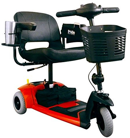 Pride Mobility - Travel Pro Premium 3-Wheel Mobility Scooter by Pride