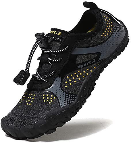 Water Shoes Kids Boys Girls Beach Shoes Kids Aqua Swimmming Shoes Pool Barefoot Shoes Quick Dry Lightweight Kids Surfing Diving Shoes Black