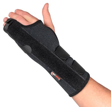 Ezywrap The Boxer Ortopediskt bandage för handled och handled för män och kvinnor, handledsbandage, stukning, handledsbandage för stukning, metakarpalbandage, vanligt, vänster