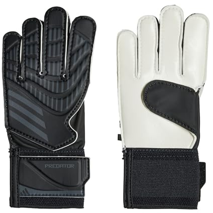 Adidas Unisex-Kids Training Predator Goalie Gloves, Black/Black/Black, 4
