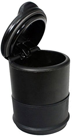 Lmohuytf Schwarze Zigarette Selbstausloeschende Aschenbecher Tragbare Hause Auto Automatisch Halter