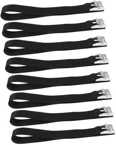 VINTORKY Lot de 8 scarificateurs de jardin - Chaussures d'aération pour pelouse - Sangles - Aérateurs manuels - Montage facile - Aérateurs de chaussures
