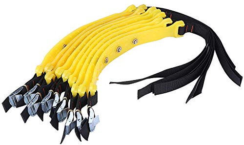TPU Snow Tyre Chains Universal Fit 10pcs 185 to 225mm for Cars Trucks SUVs