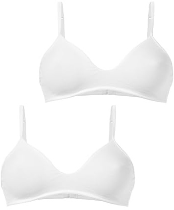 Golden Lady Reggiseno Cotone conf. 2 PZ, Bianco, TG4